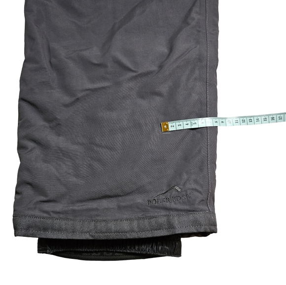 Polar Edge Mens Snow Pants, Dark Grey, Size Medium - Picture 7 of 15